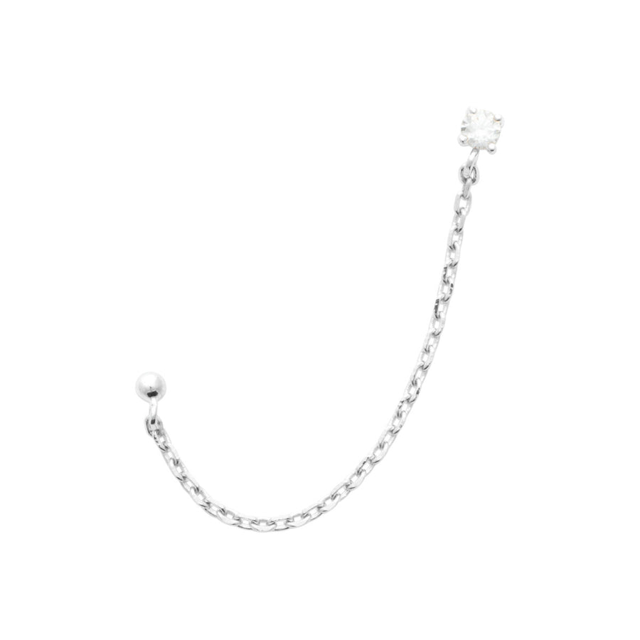 Boucle d'oreille Batoule en argent