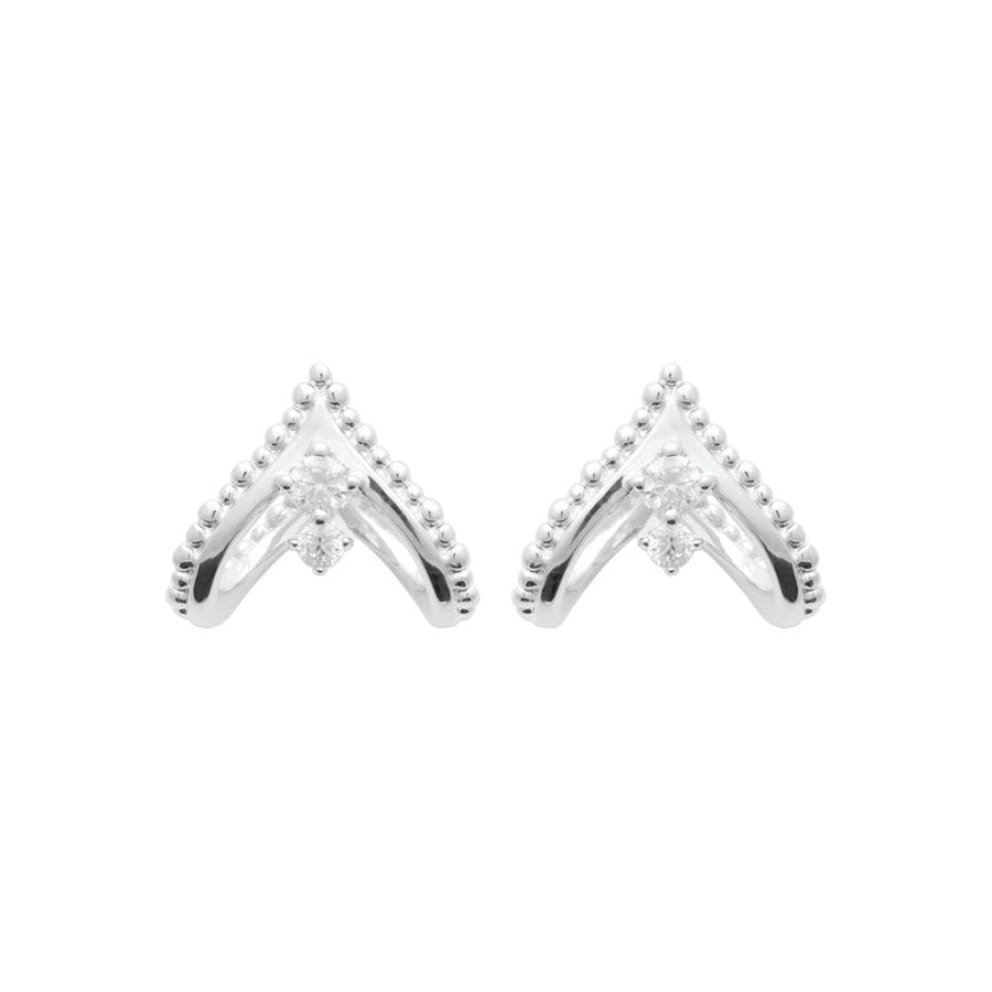 Boucles d'oreilles Laetus en argent