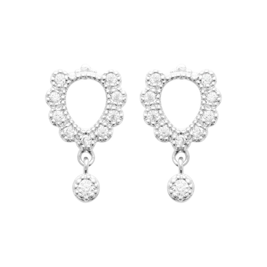 Boucles d'oreilles Alyah en argent