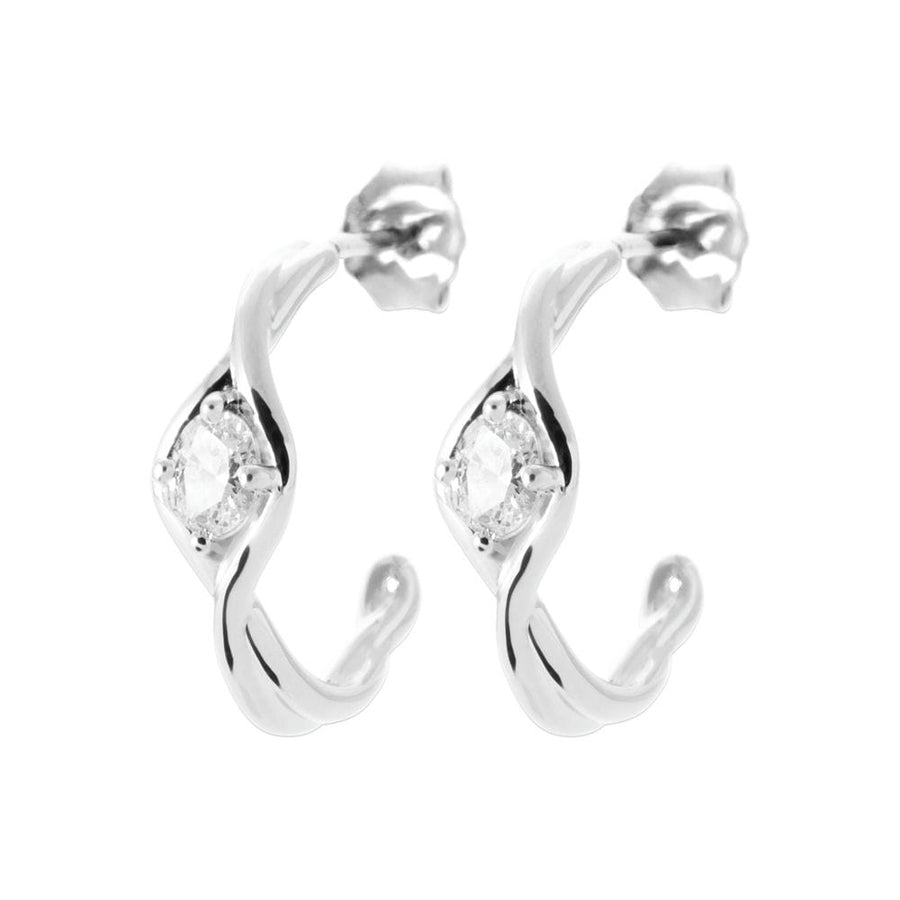 Boucles d'oreilles Moly en argent