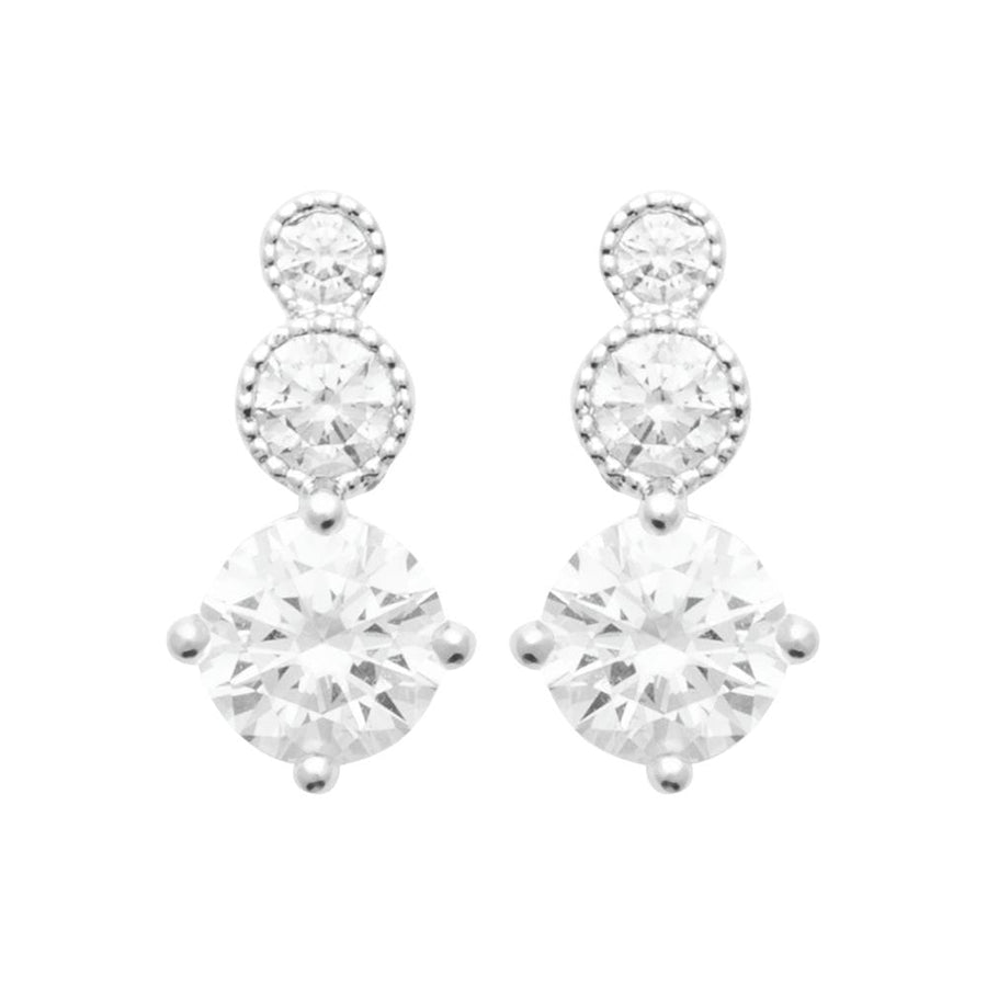 Boucles d'oreilles Guillaine en argent