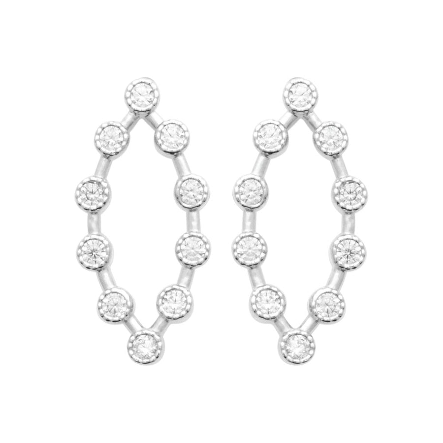 Boucles d'oreilles Clemence en argent