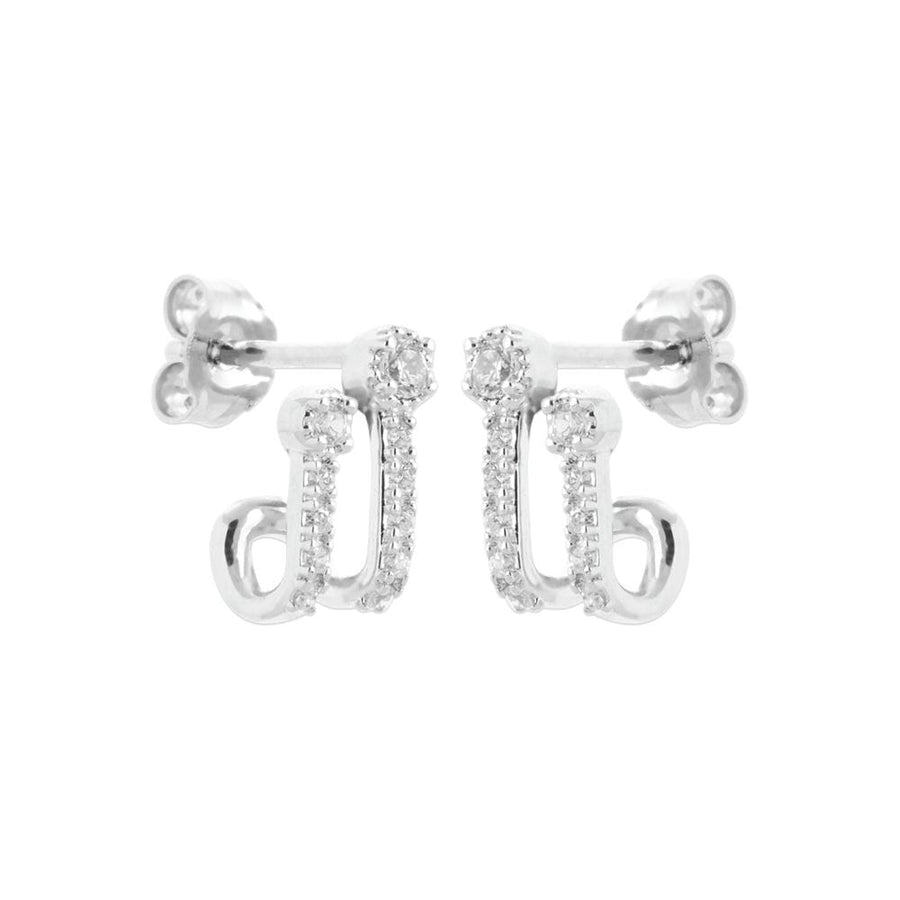 Boucles d'oreilles Sidonius en argent