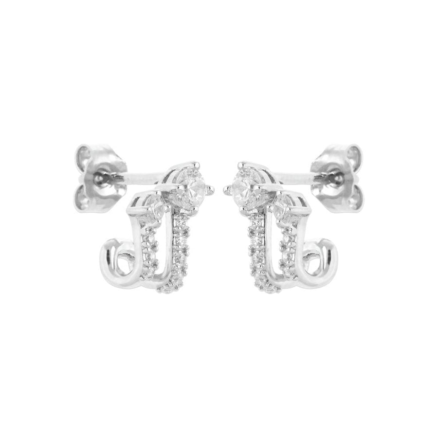 Boucles d'oreilles Saby en argent