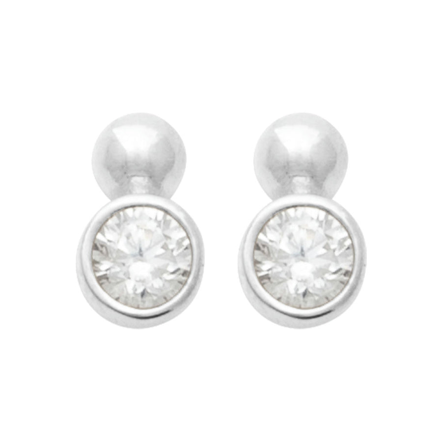 Boucles d'oreilles Abeline en argent