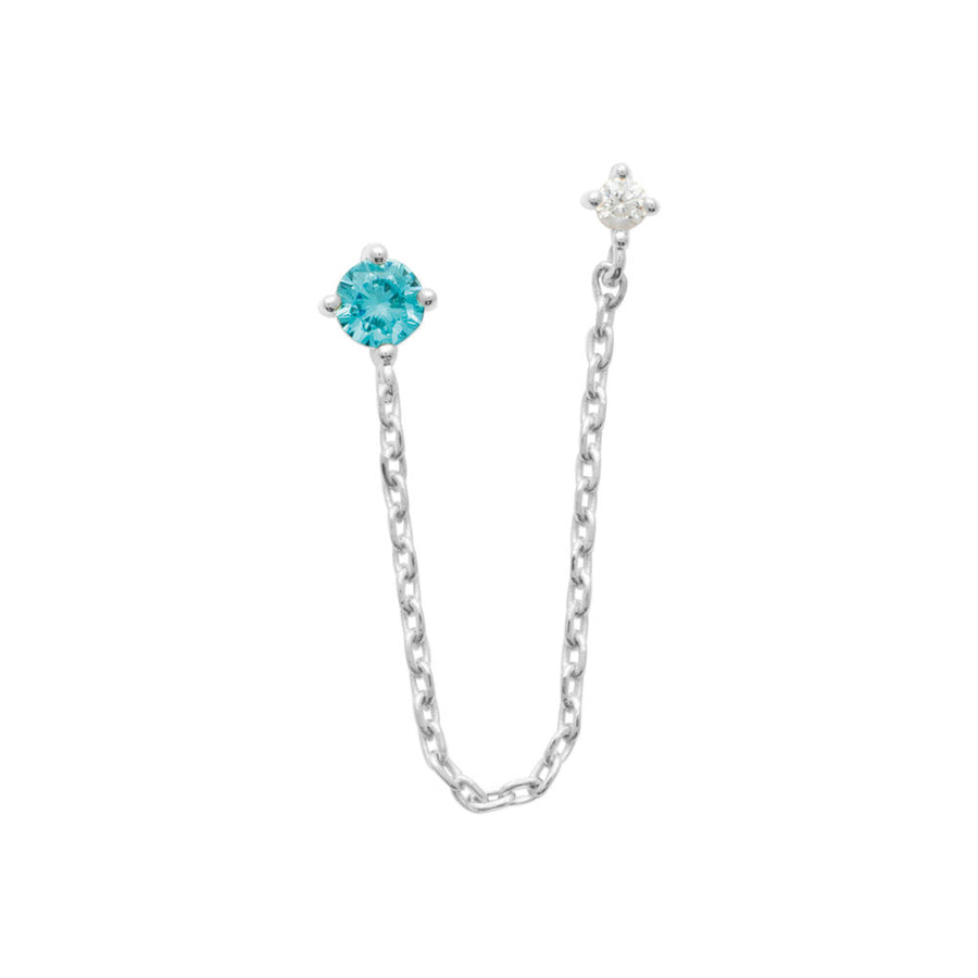 Boucle d'oreille Aesa en argent