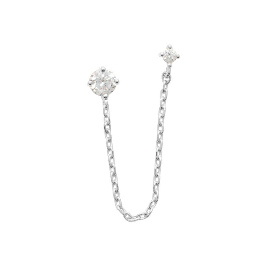 Boucle d'oreille Elfi en argent