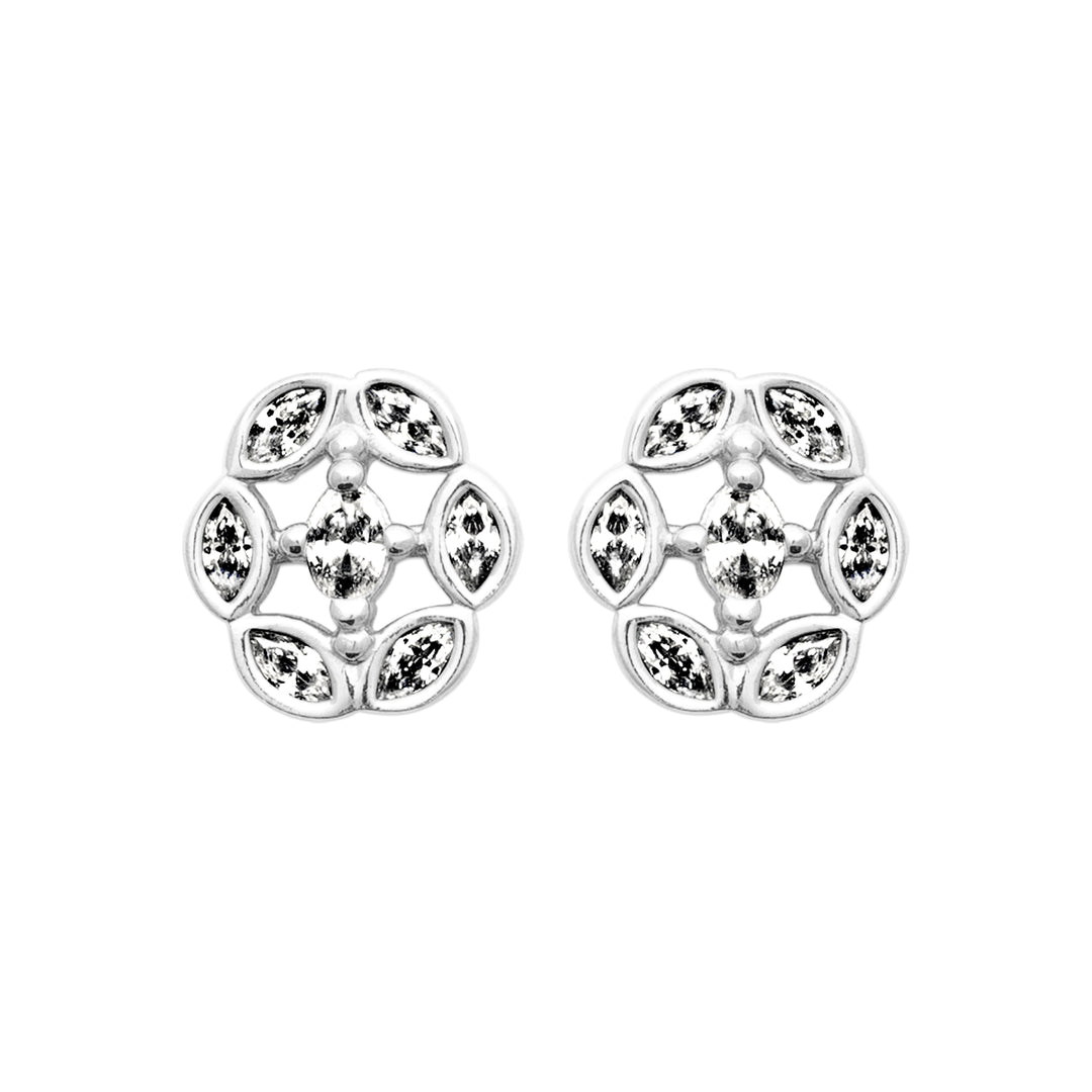 Boucles d'oreilles Daphna en argent