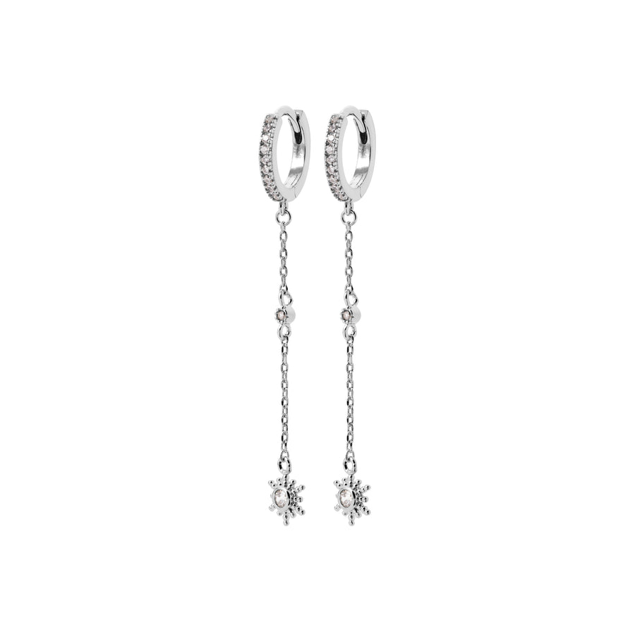 Boucles d'oreilles Olympe en argent
