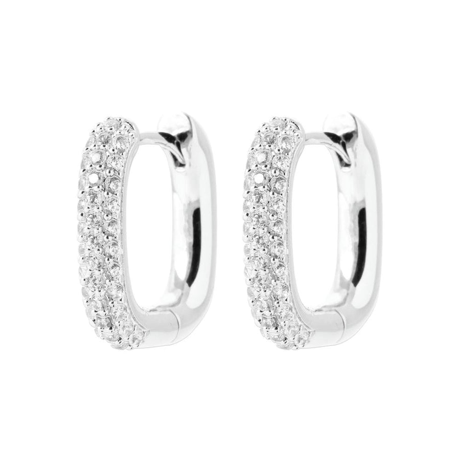 Créoles Isabele en argent