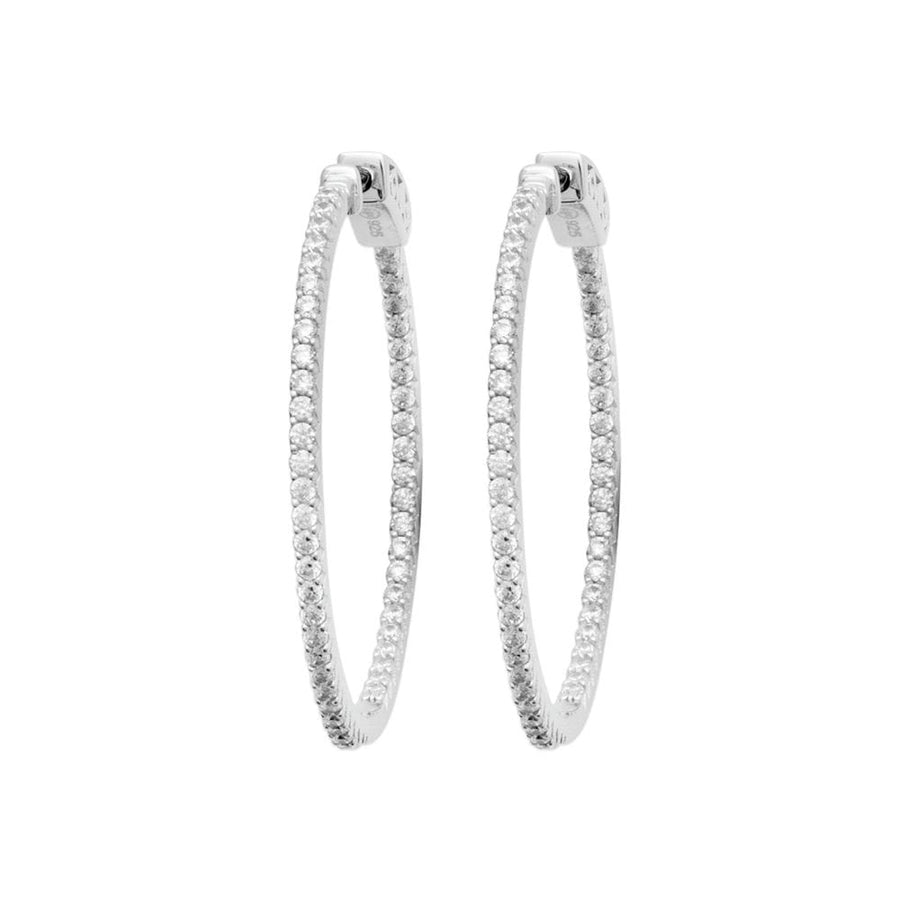 Créoles Cleo en argent