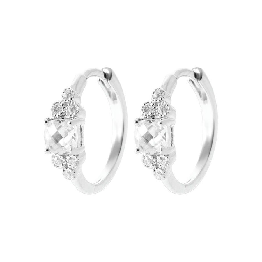 Créoles Madge en argent