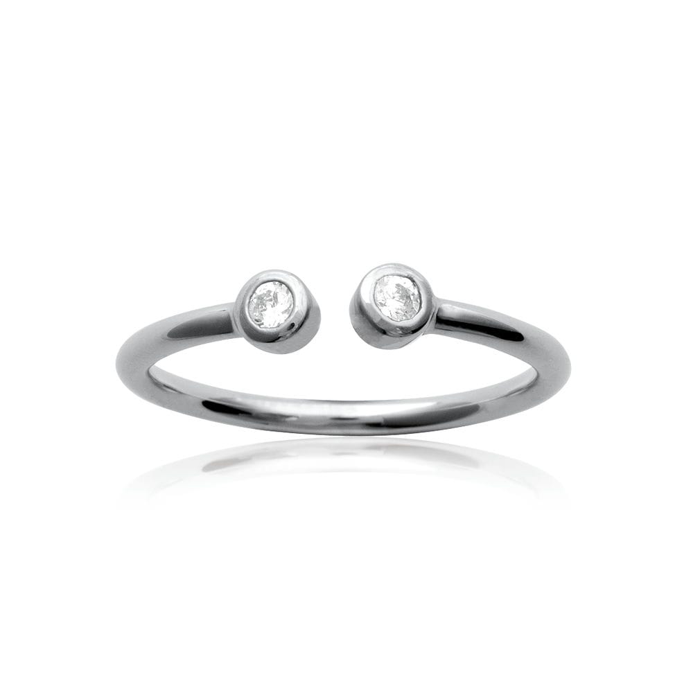 Bague ouverte Ottavia en argent