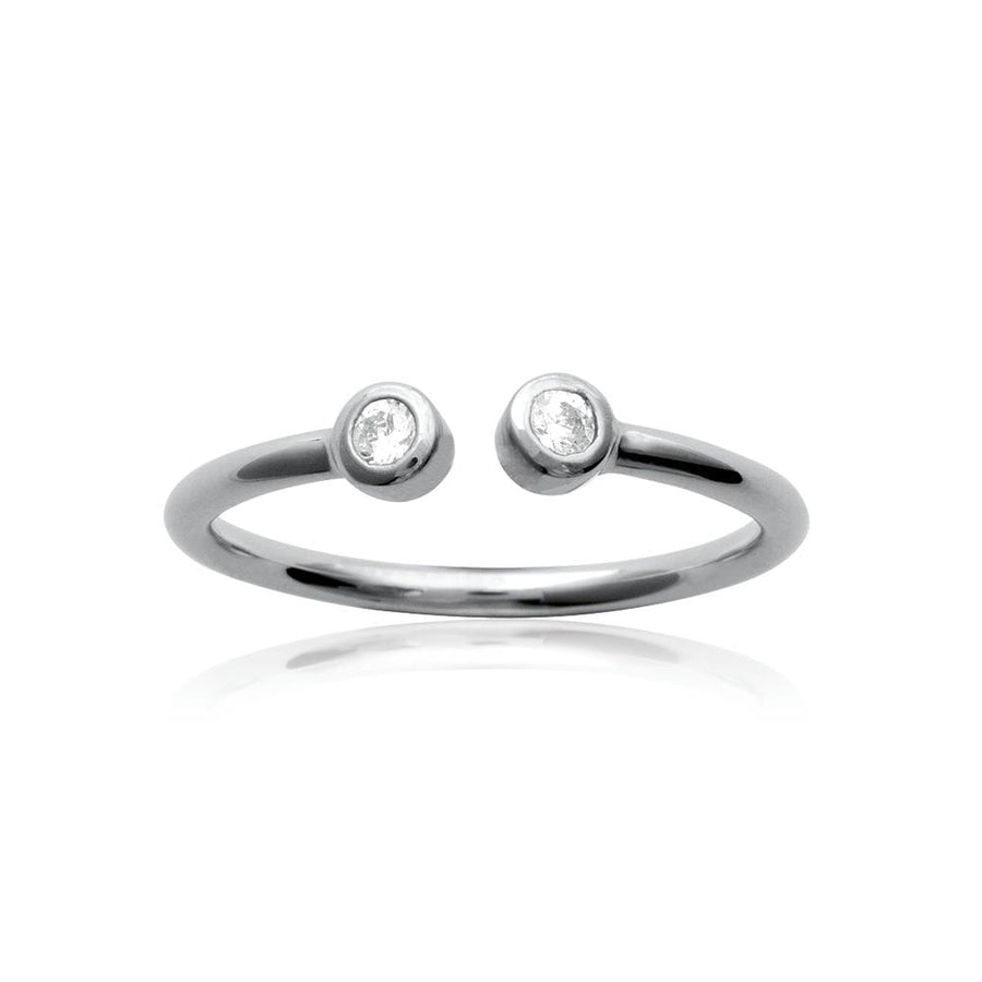 Bague ouverte Ottavia en argent