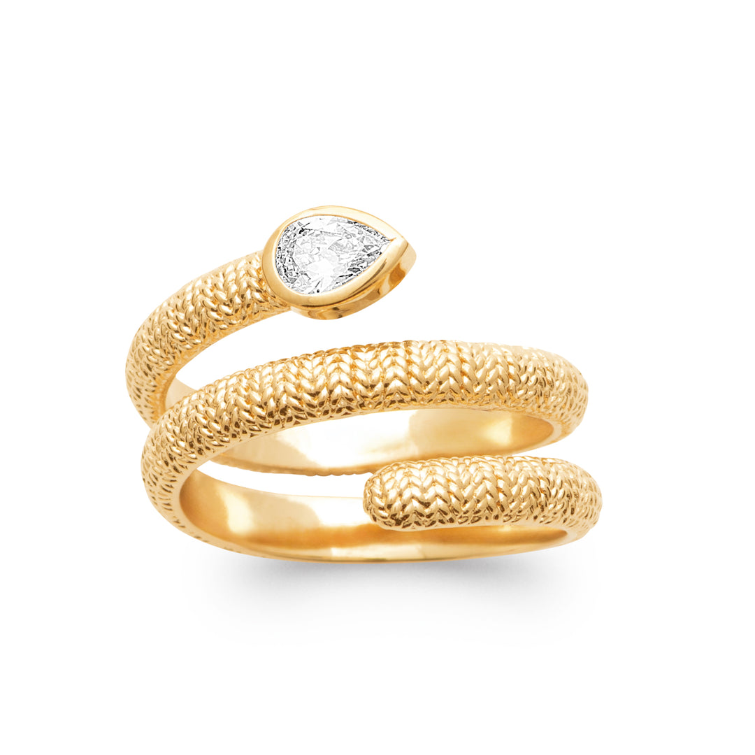 Bague Madella en plaqué or