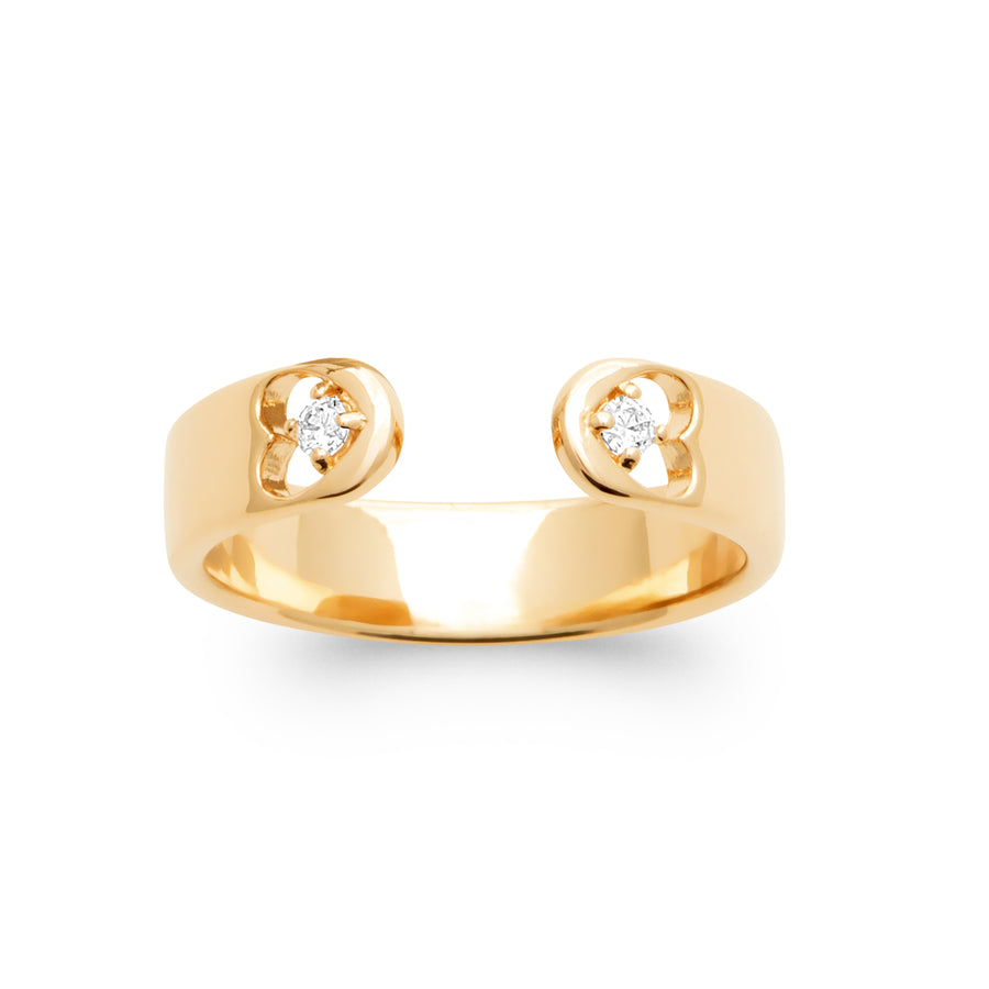 Bague Stacy en plaqué or