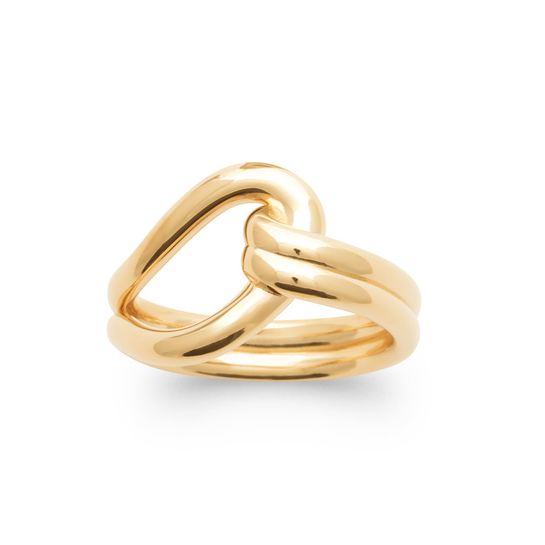 Bague Saskia en plaqué or