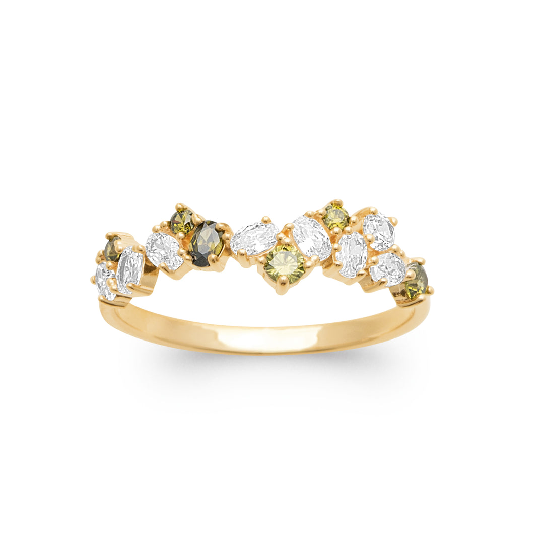Bague Salima en plaqué or