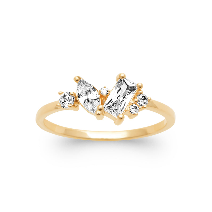 Bague Violante en plaqué or