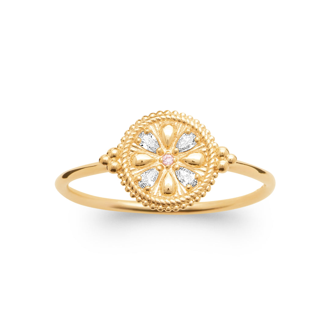 Bague Megan en plaqué or