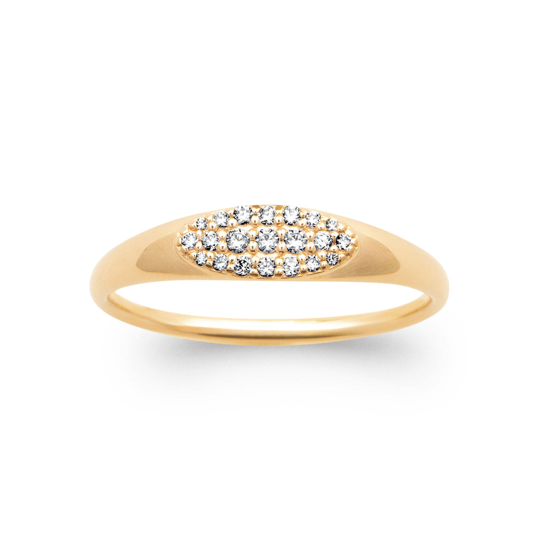 Bague Beata en plaqué or