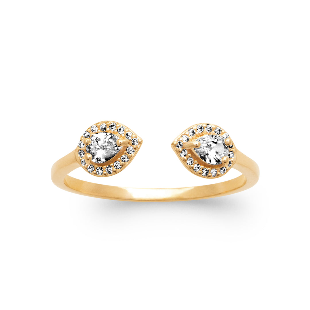 Bague Naima en plaqué or