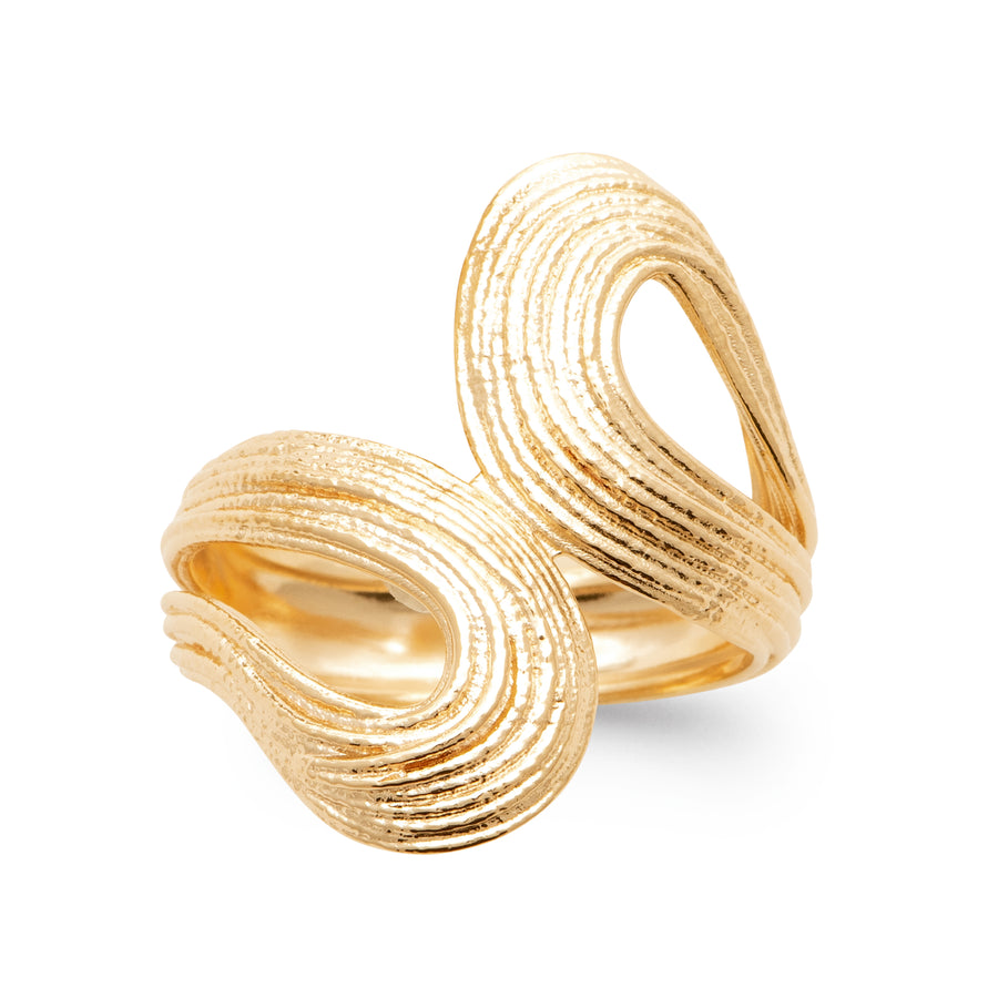 Bague Beya en plaqué or