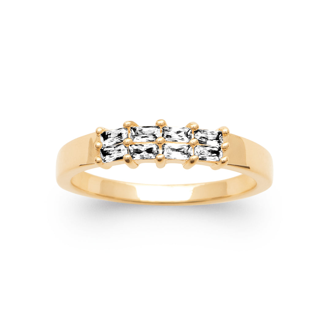 Bague Amalya en plaqué or