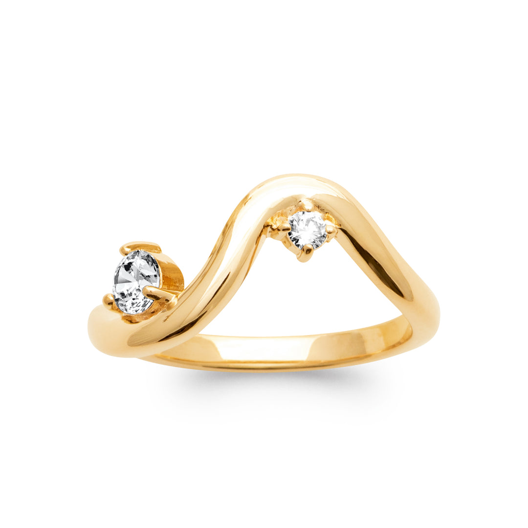 Bague Araminta en plaqué or