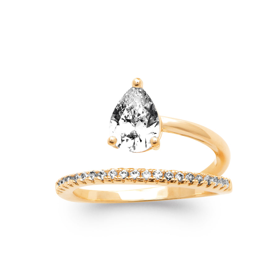 Bague Sixtine en plaqué or