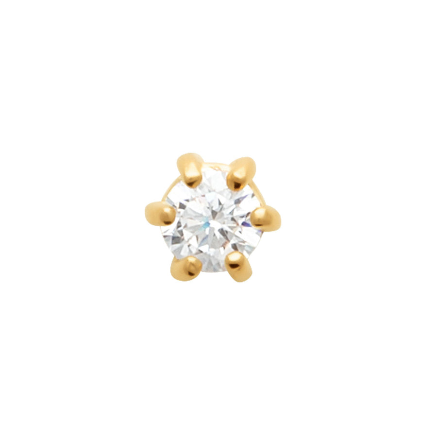 Boucle d'oreille Fenella en plaqué or