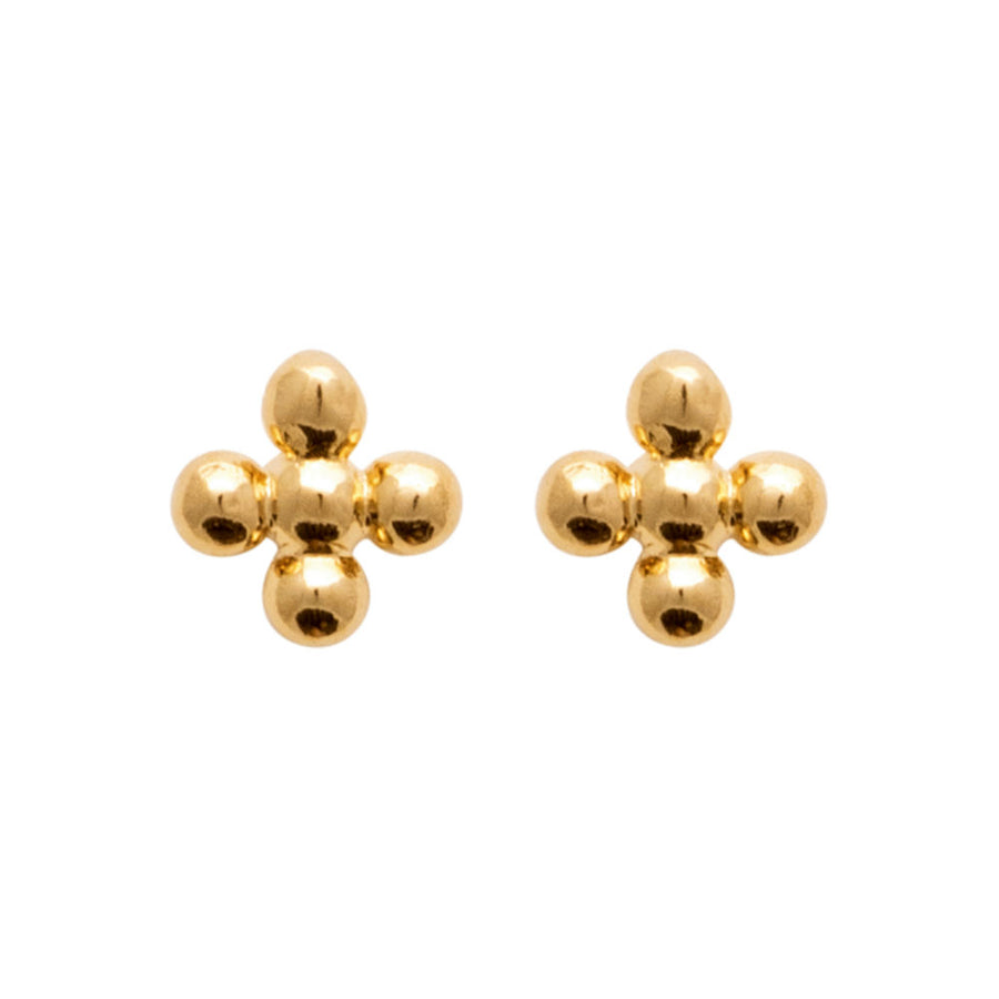Boucles d'oreilles Carin en plaqué or