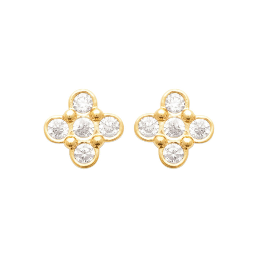 Boucles d'oreilles Corelia en plaqué or