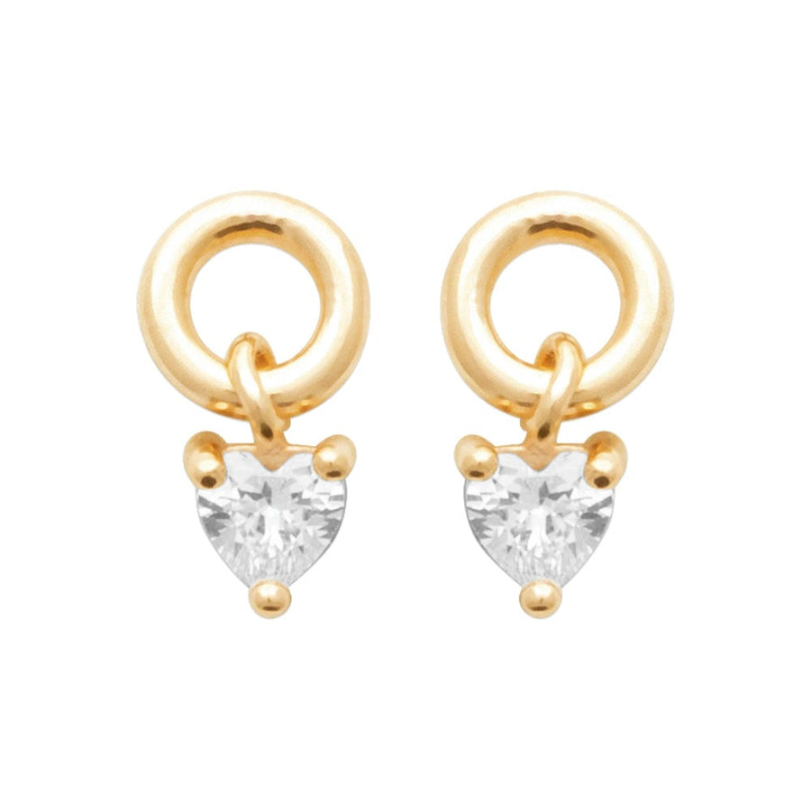 Boucles d'oreilles Cati en plaqué or