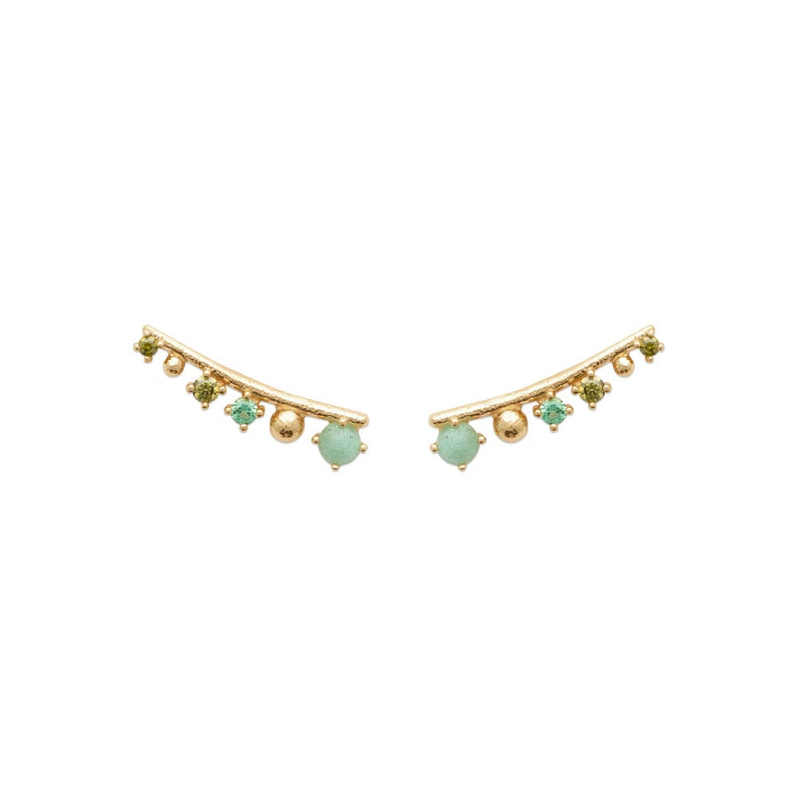Boucles d'oreilles Tesnime en plaqué or