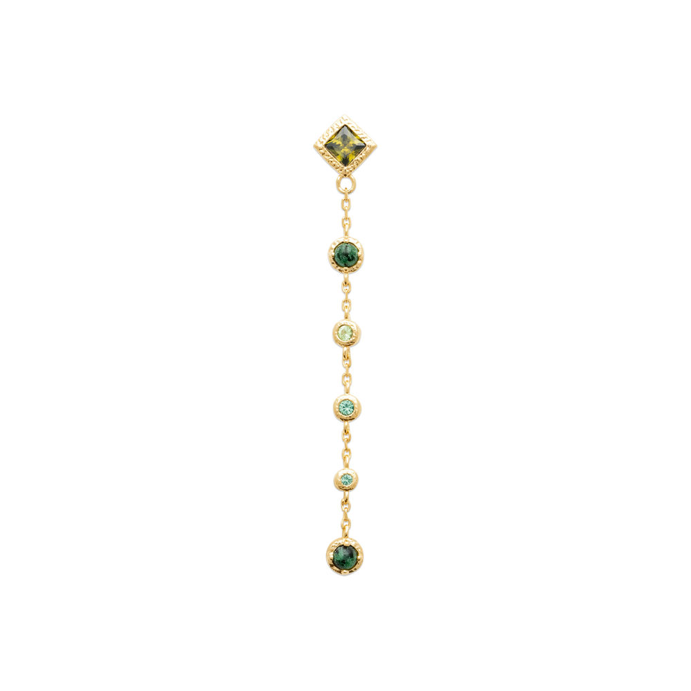 Boucle d'oreille Samuele en plaqué or