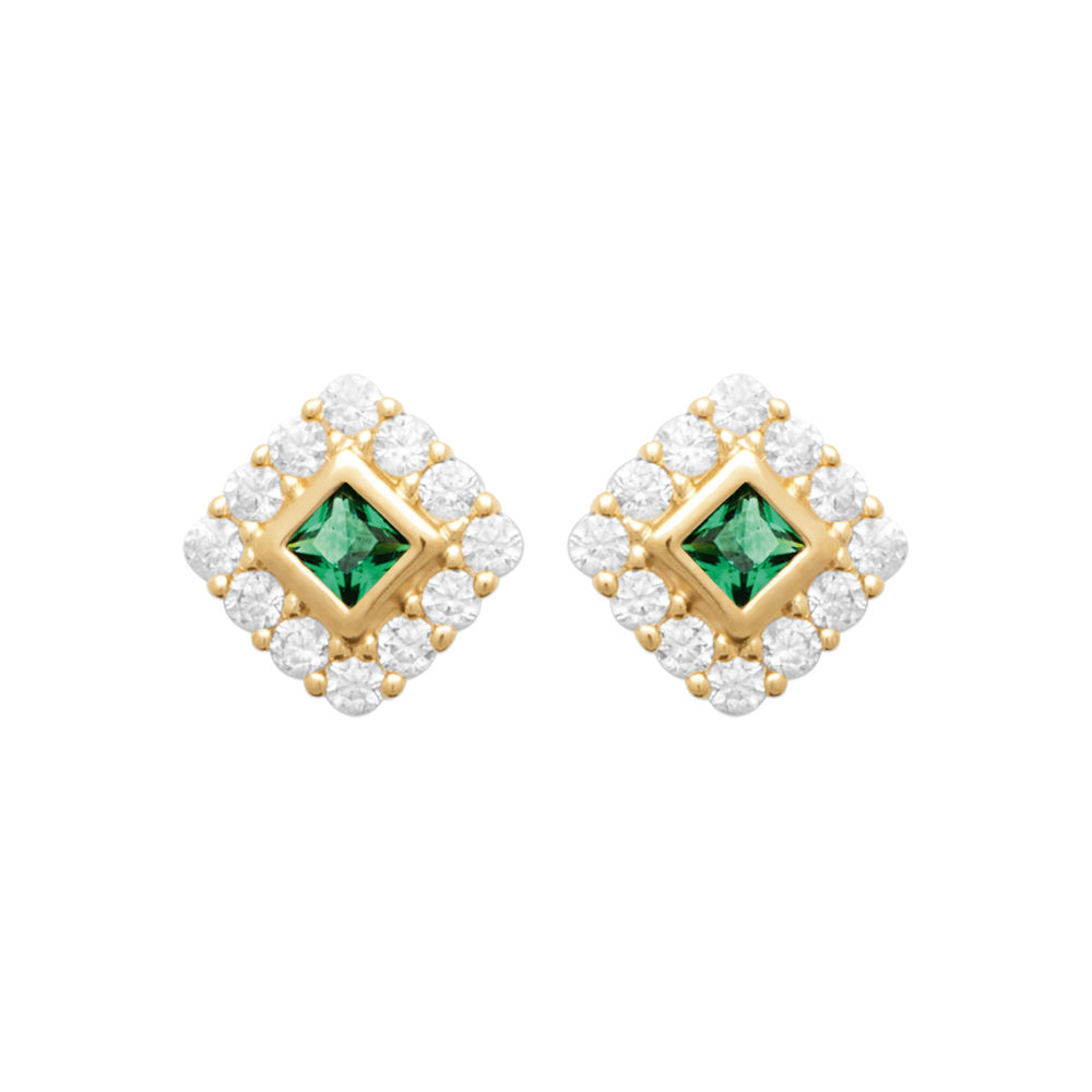 Boucles d'oreilles Ayesha en plaqué or