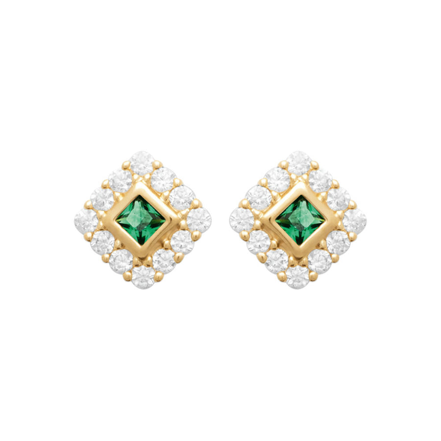 Boucles d'oreilles Ayesha en plaqué or