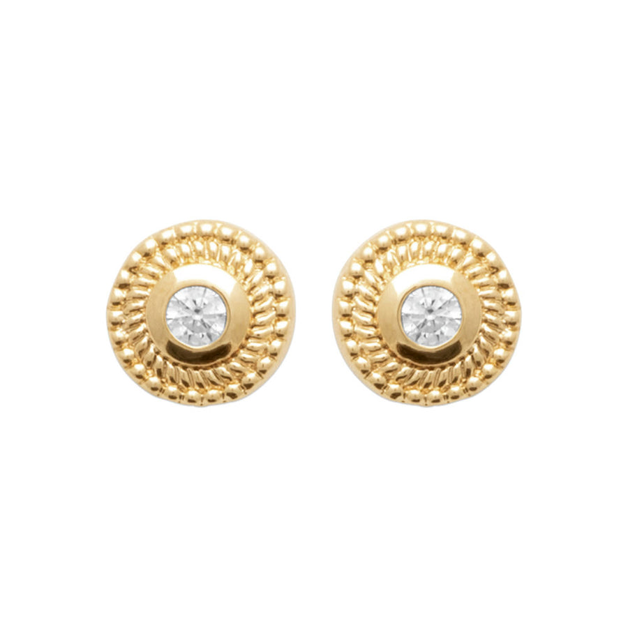 Boucles d'oreilles Anthynea en plaqué or