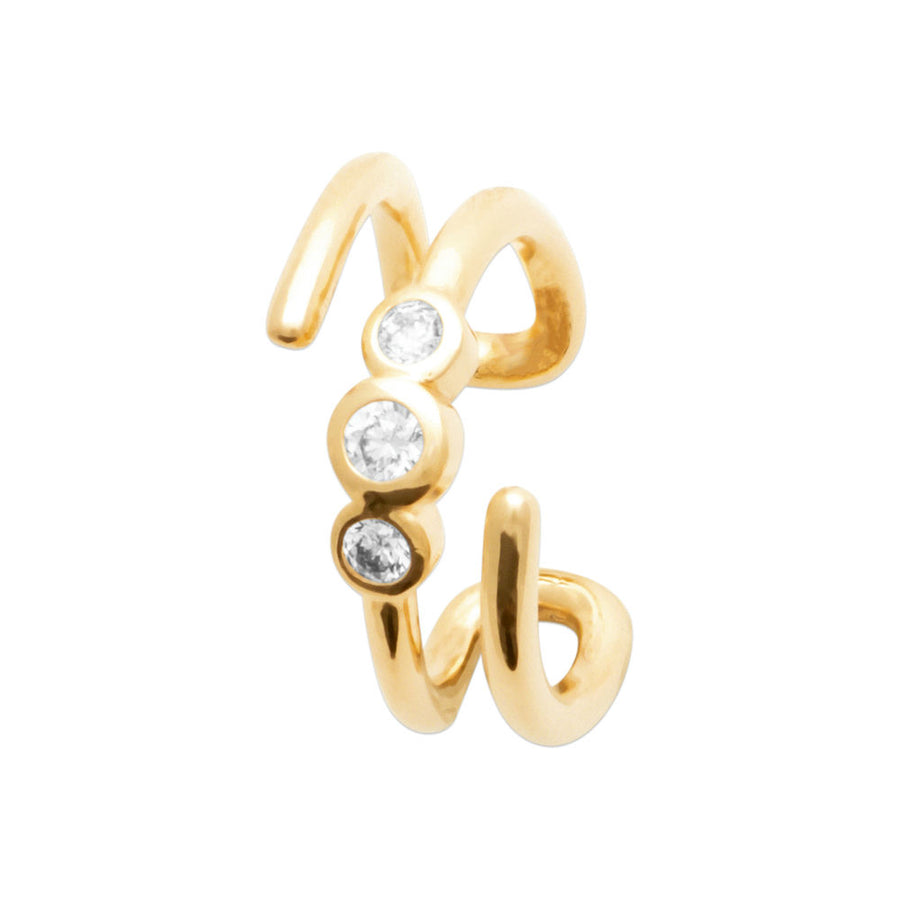 Bague d'oreille Rozinus en plaqué or