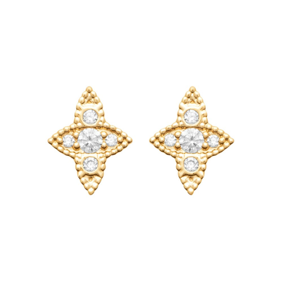 Boucles d'oreilles Anke en plaqué or