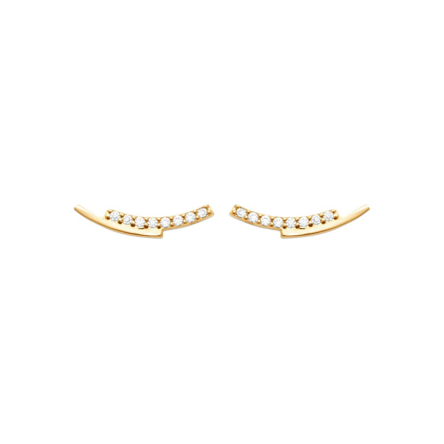 Boucles d'oreilles Ayah en plaqué or