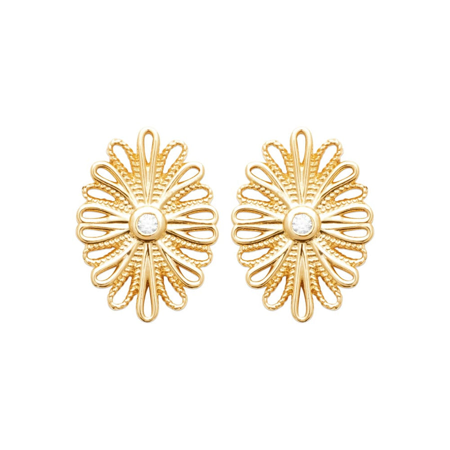 Boucles d'oreilles Gosse en plaqué or