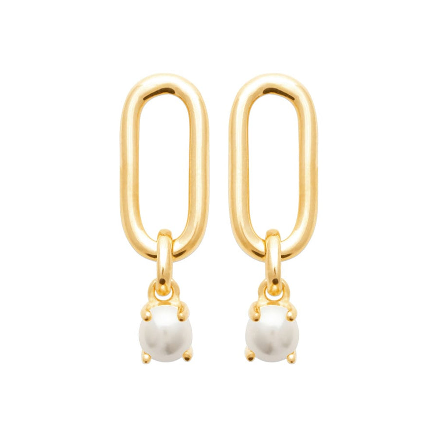 Boucles d'oreilles Alena en plaqué or
