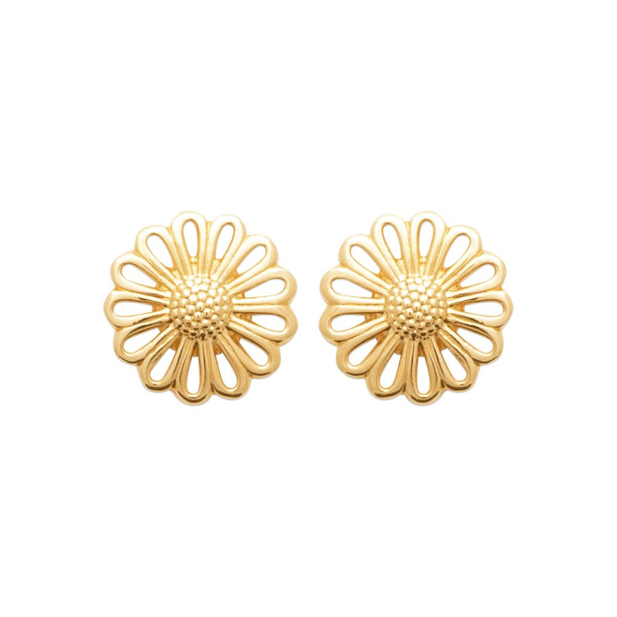 Boucles d'oreilles Eusebie en plaqué or