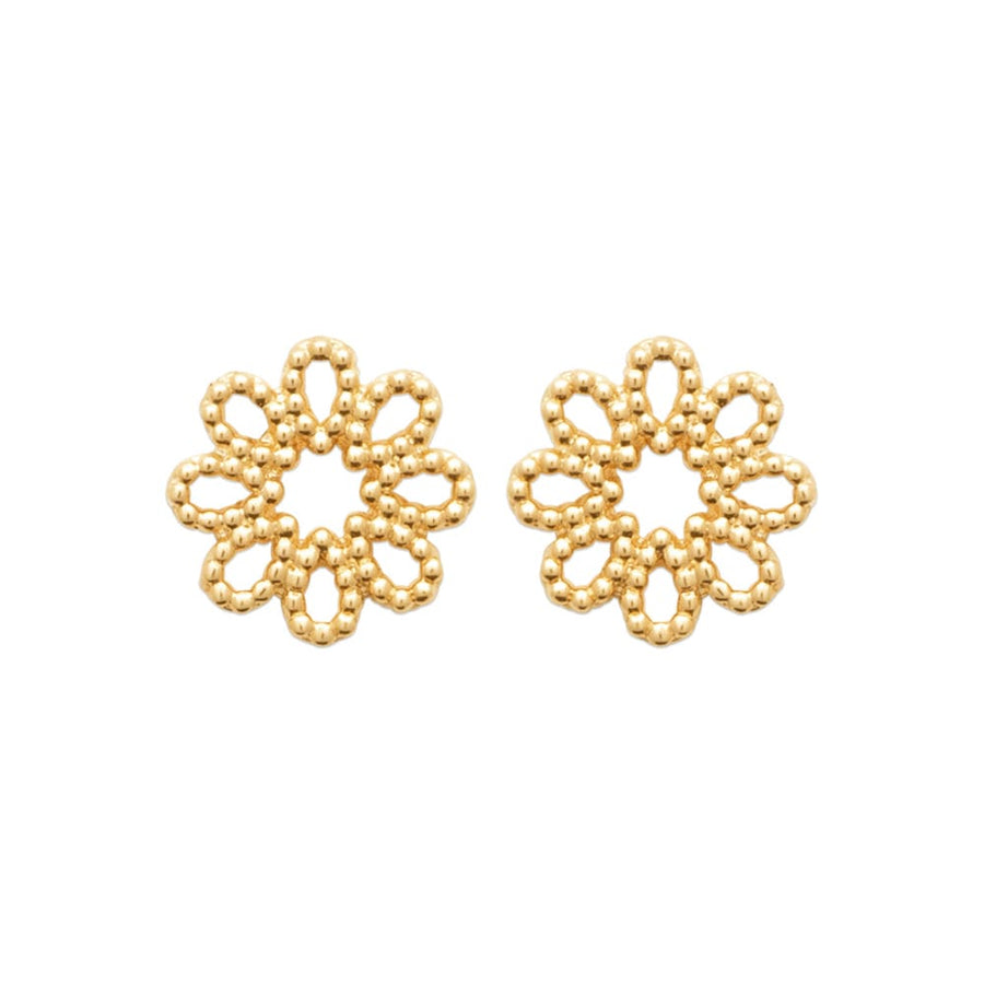 Boucles d'oreilles Eirena en plaqué or