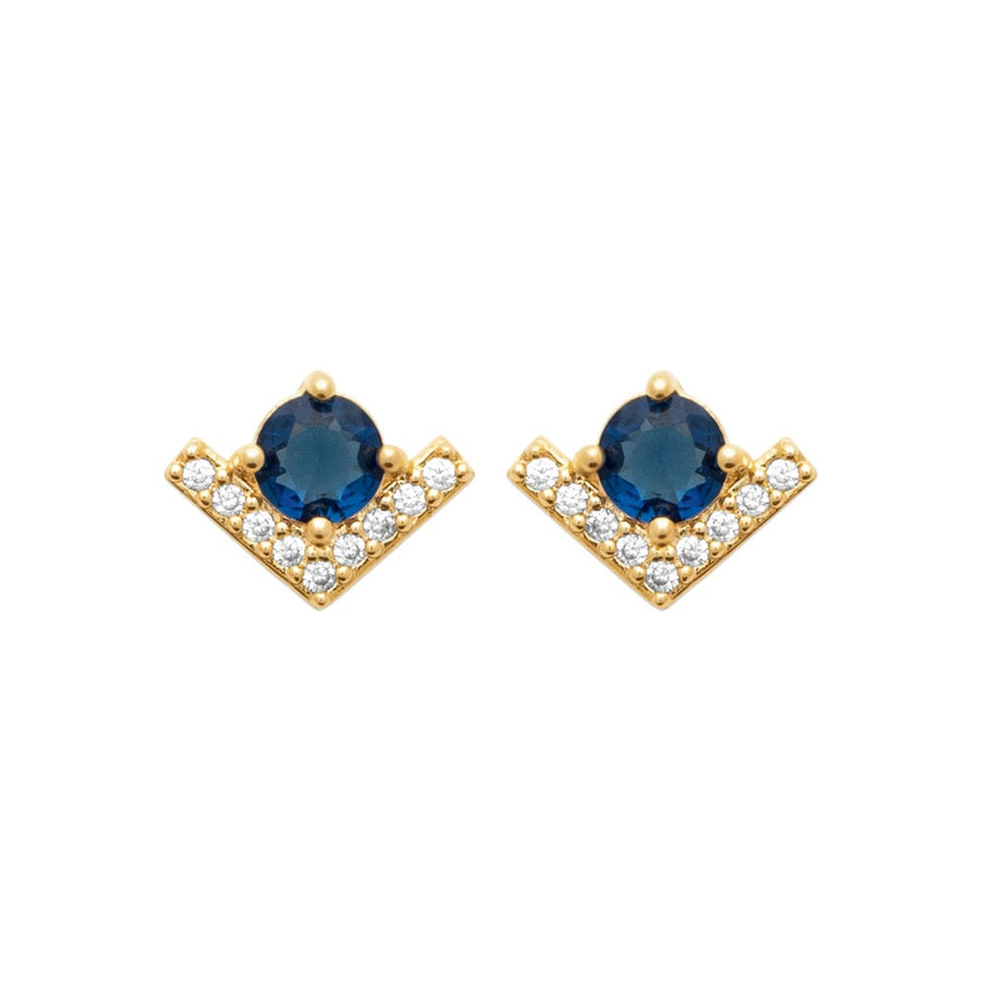 Boucles d'oreilles Giuniata en plaqué or