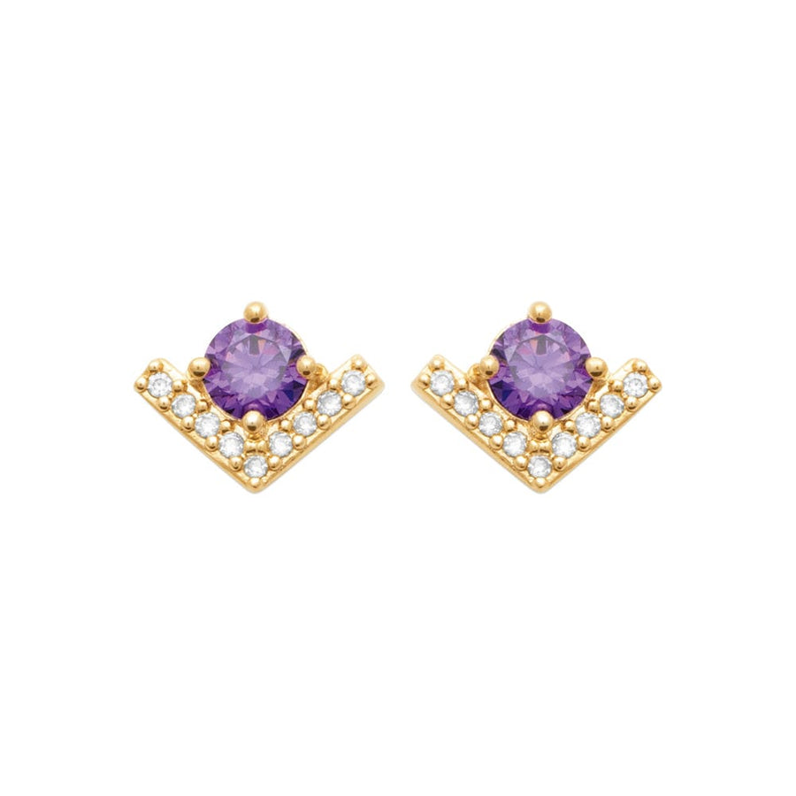 Boucles d'oreilles Genevievre en plaqué or