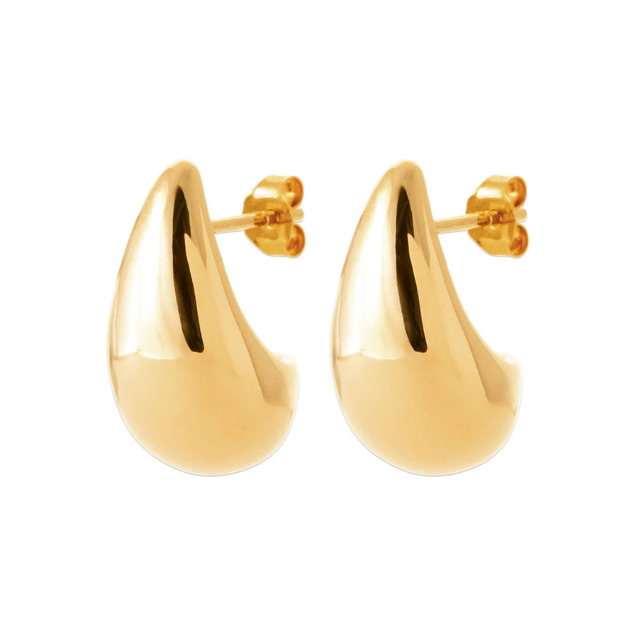 Boucles d'oreilles Cecilius en plaqué or