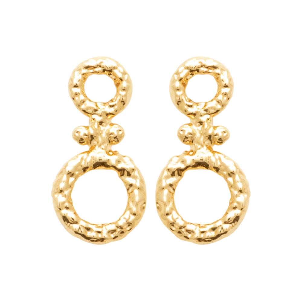 Boucles d'oreilles Hester en plaqué or